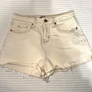Wild Fable Cream High Waist Women's Shorts